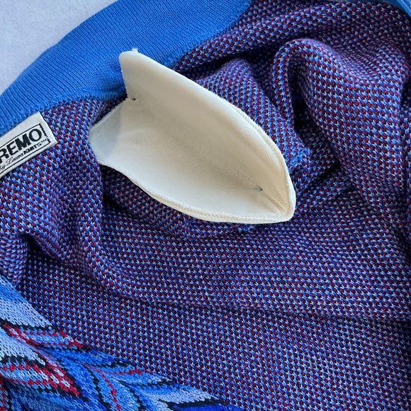 Vintage SAN REMO  Laure Knits Sweater Cardigan Front Zip Women Large Heavy Knit - Picture 11 of 11